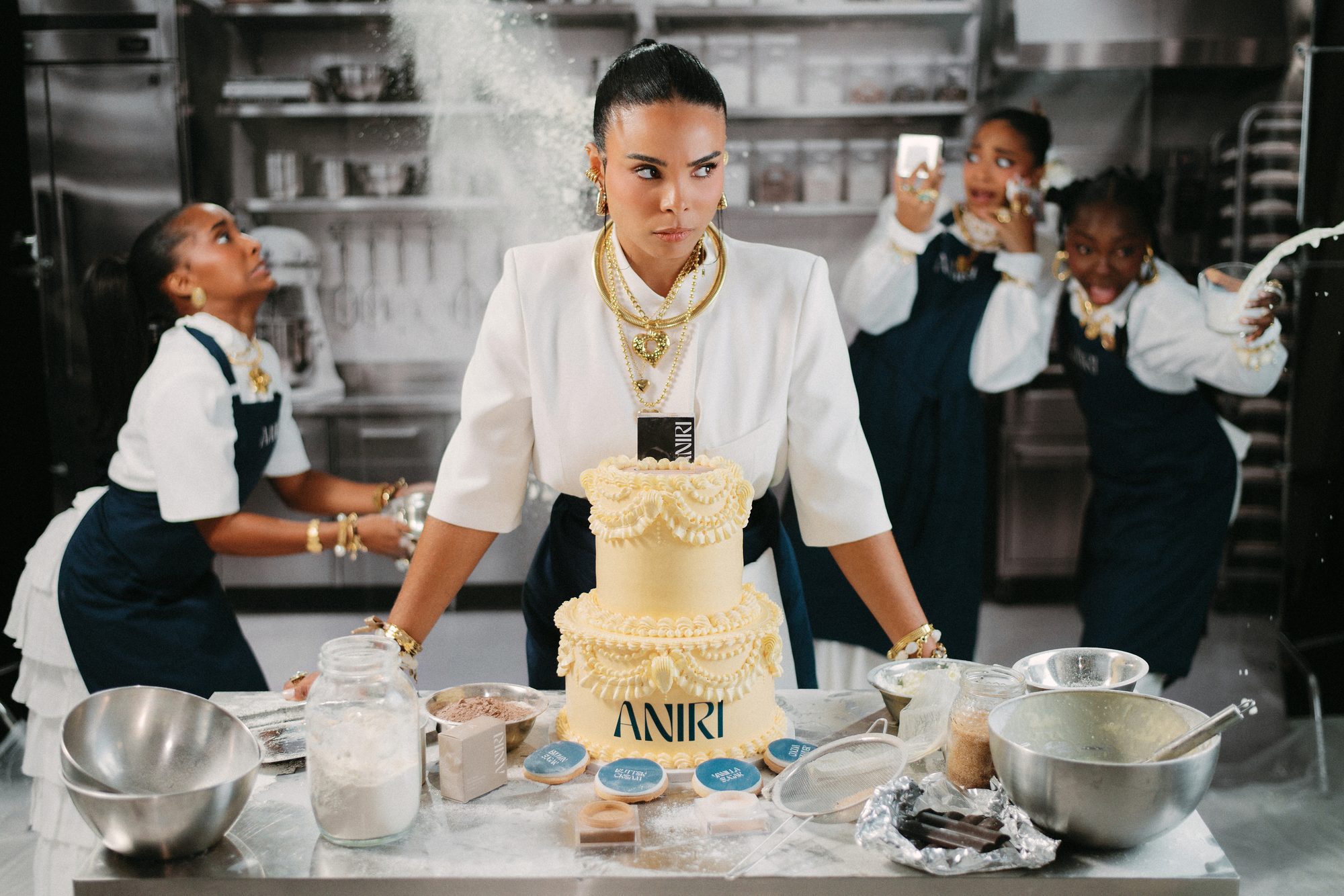 ANIRI Cosmetics campaign, art direction, movement direction and set design by Ivy Paulo